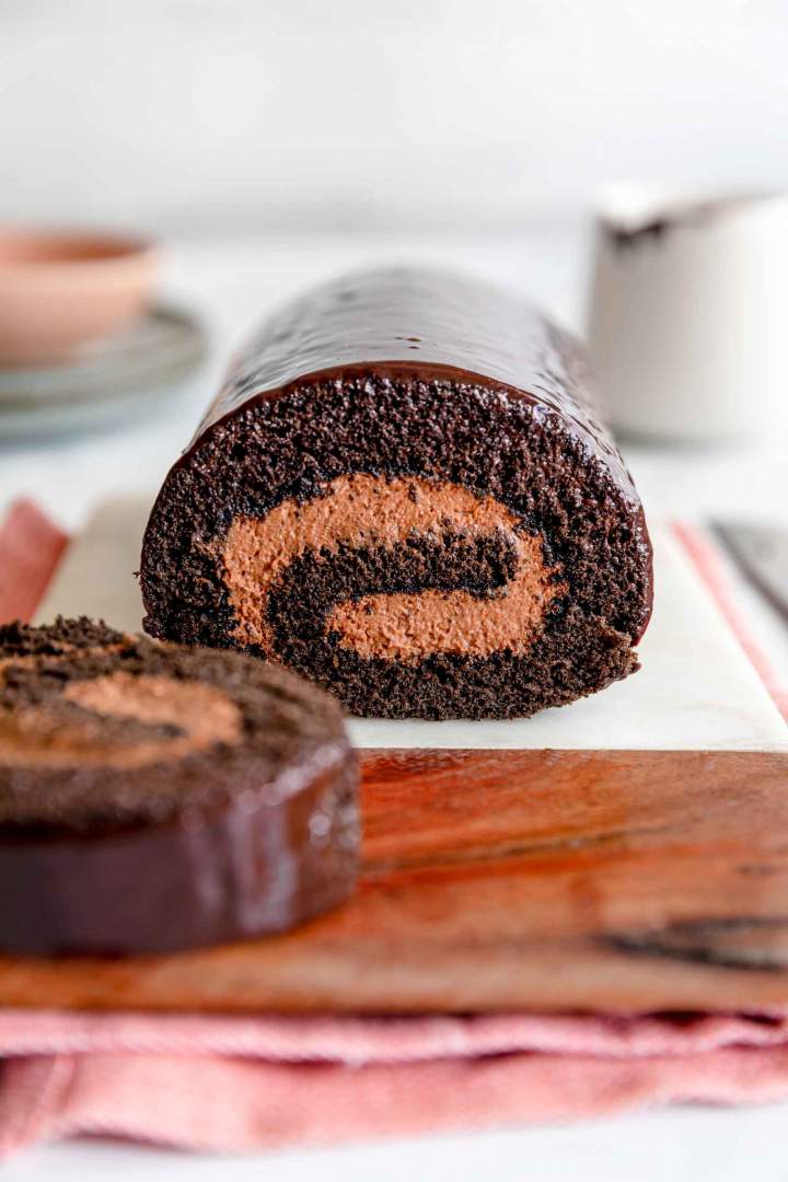 Double Chocolate Swiss Roll