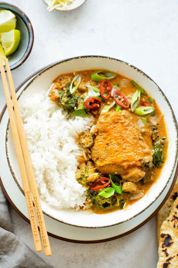 Piščančji curry s kokosovim mlekom
