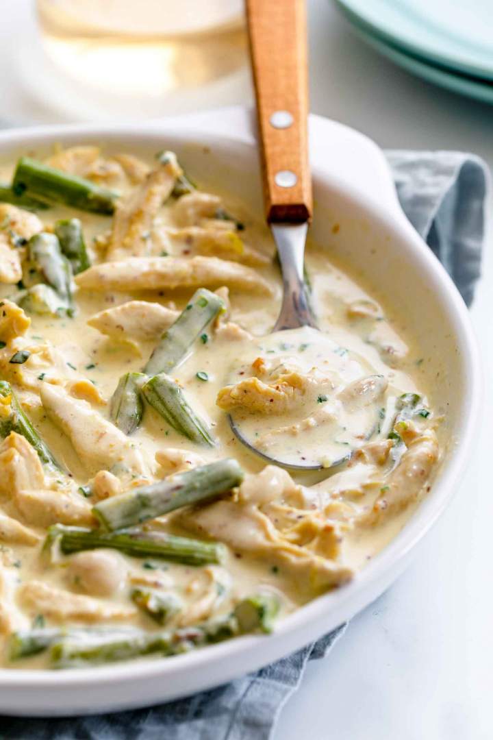 Creamy Chicken with Asparagus