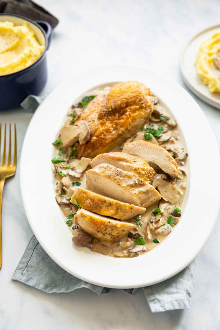 creamy chicken mushroom recipe