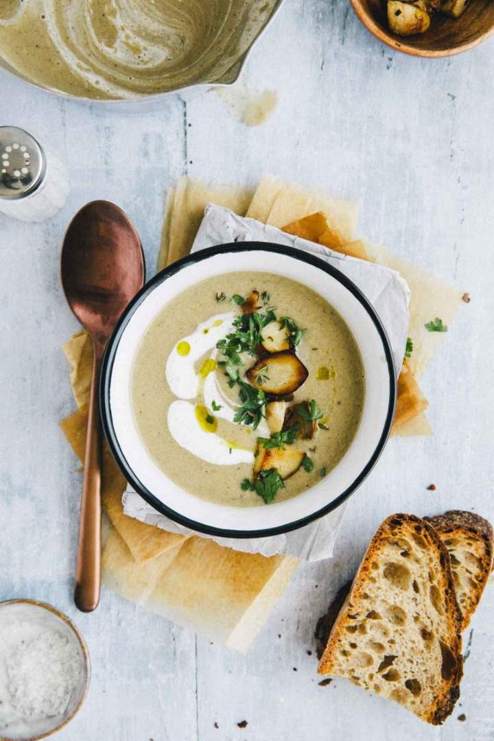 Creamy Wild Mushroom Soup