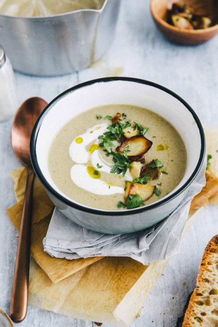 Creamy Wild Mushroom Soup