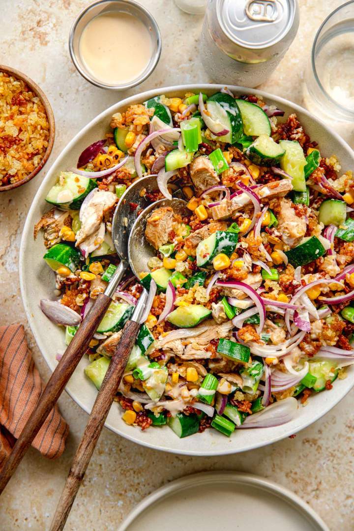 Chicken Crispy Rice Salad