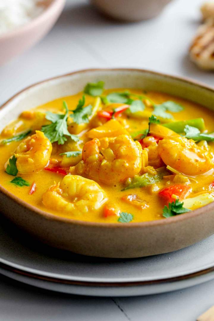 Tajski curry s kozicami