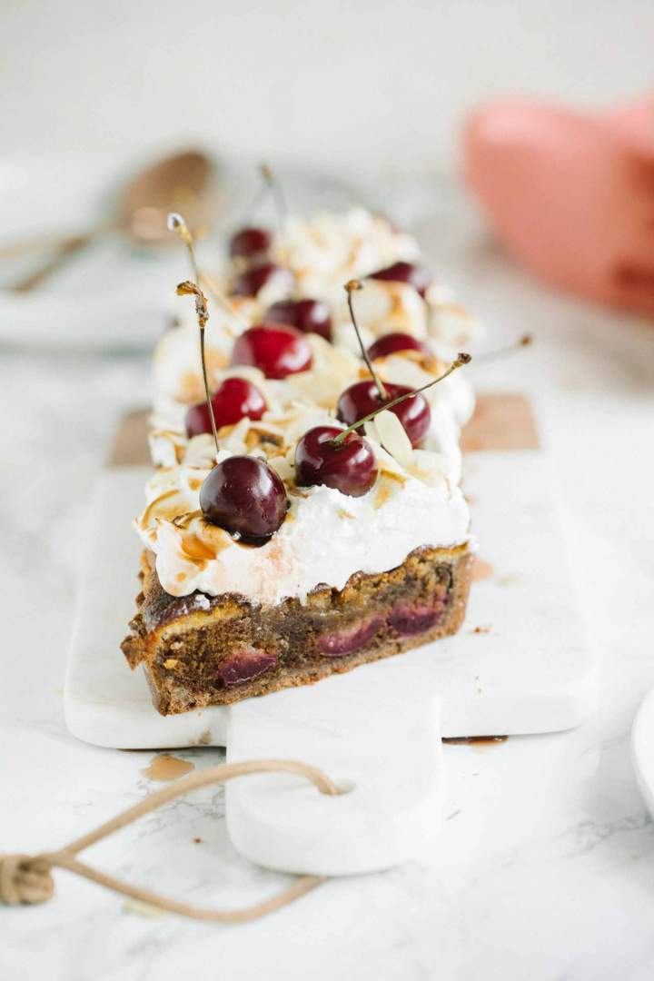 Double Chocolate Cherry and Buckwheat Tart