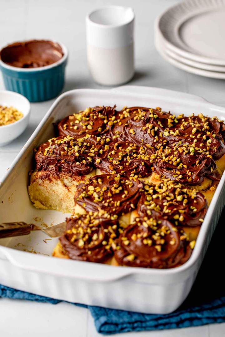 Pistacijine rolice s čokolado