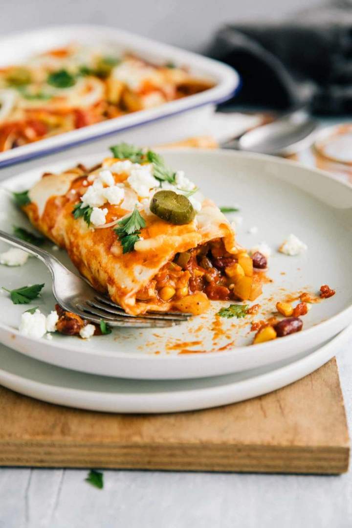 Easy Chicken Enchiladas