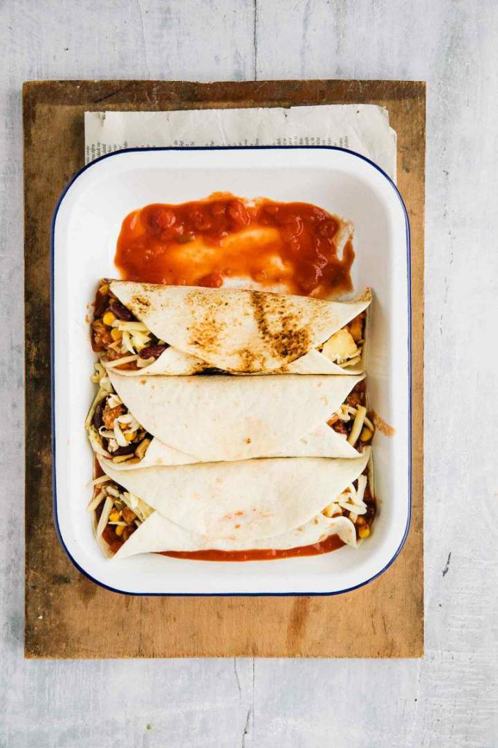 Easy Chicken Enchiladas
