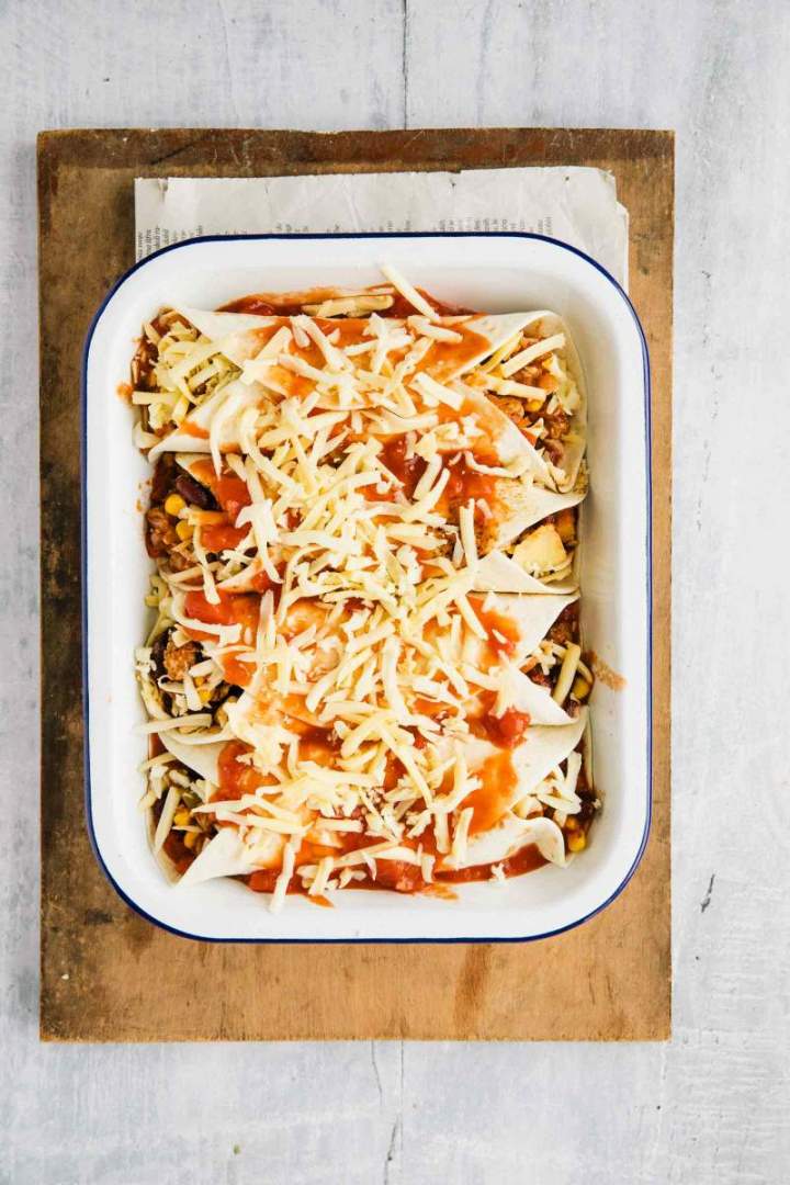 Easy Chicken Enchiladas