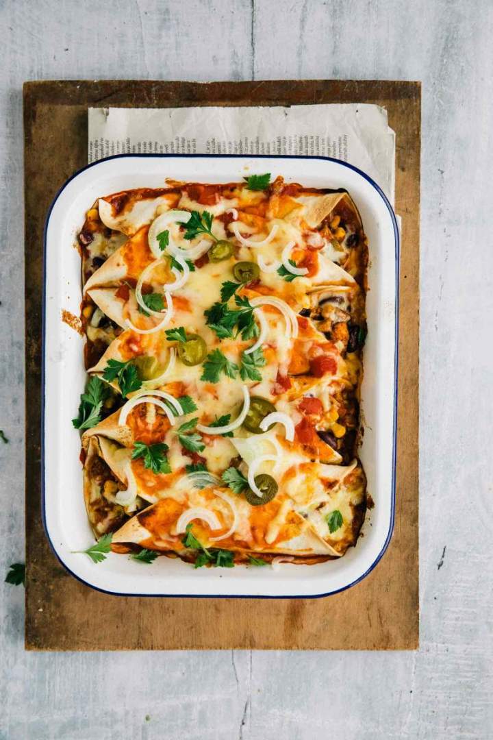 Easy Chicken Enchiladas