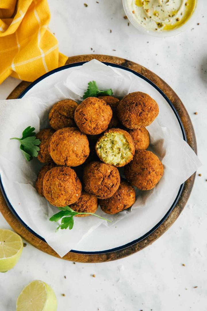 gluten free and vegan falafel balls