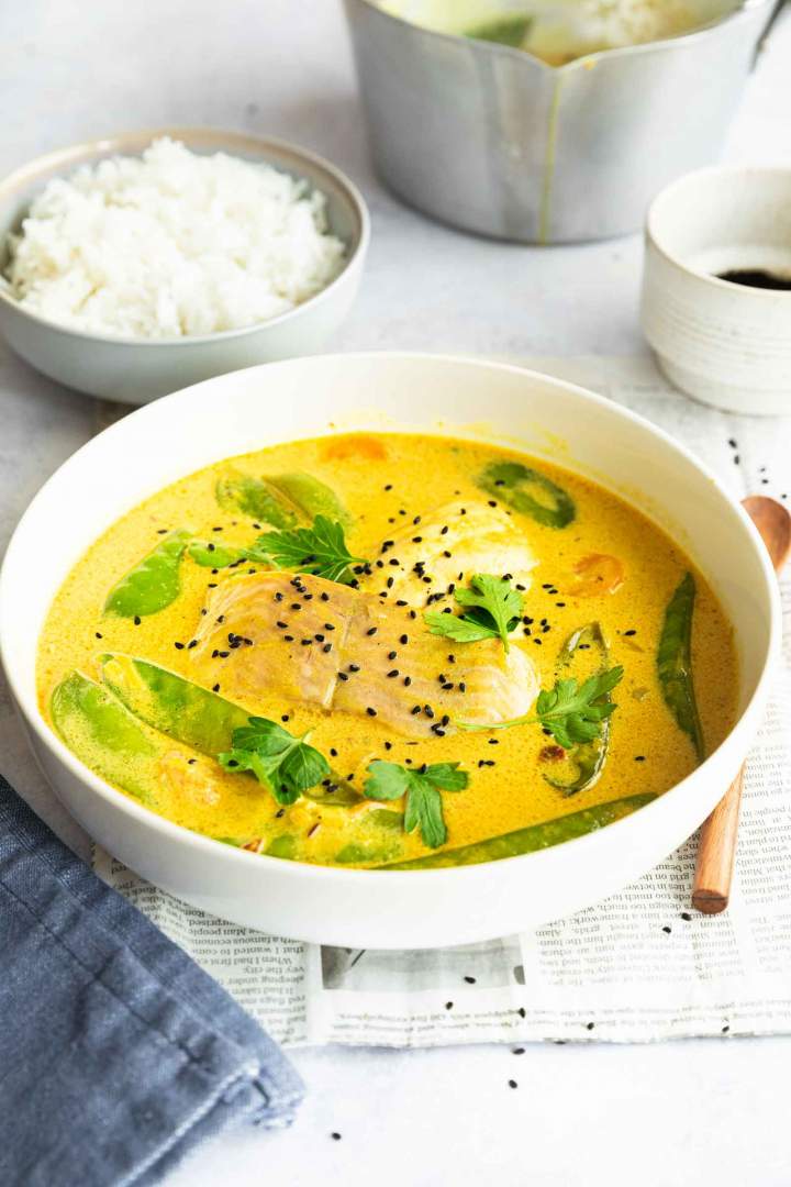 Ribji curry z zelenjavo