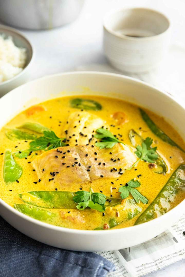 Ribji curry z zelenjavo