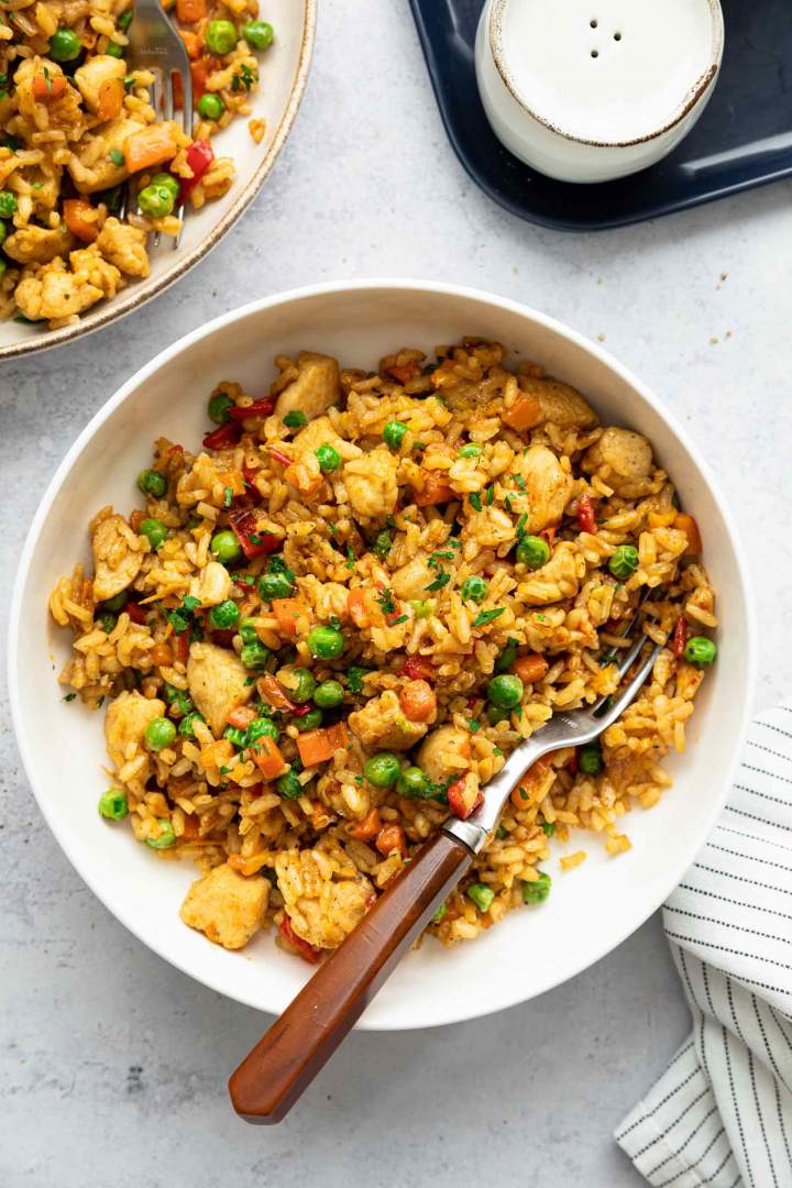Chicken Fried Rice with Vegetables | Jernej Kitchen