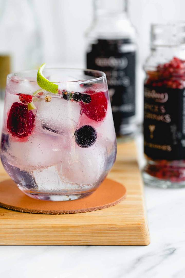 Gin and Tonic with Berries