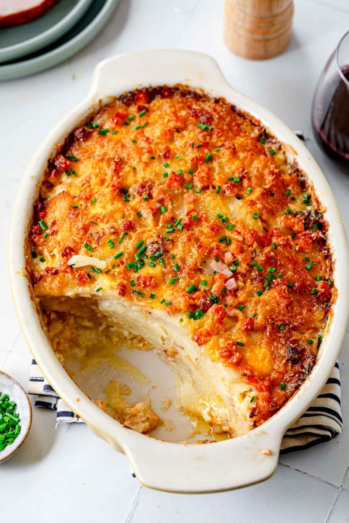 Gratiniran krompir s šunko