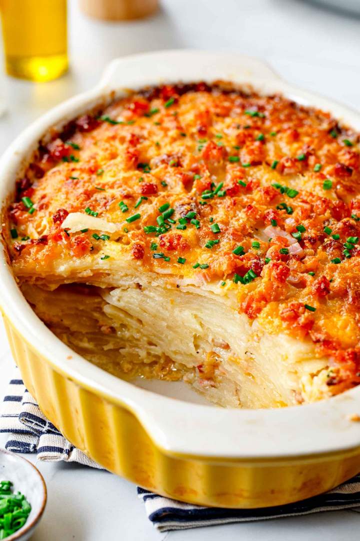 Gratiniran krompir s šunko