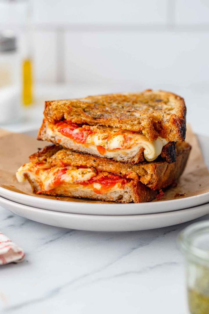 Pesto Tomato Grilled Cheese