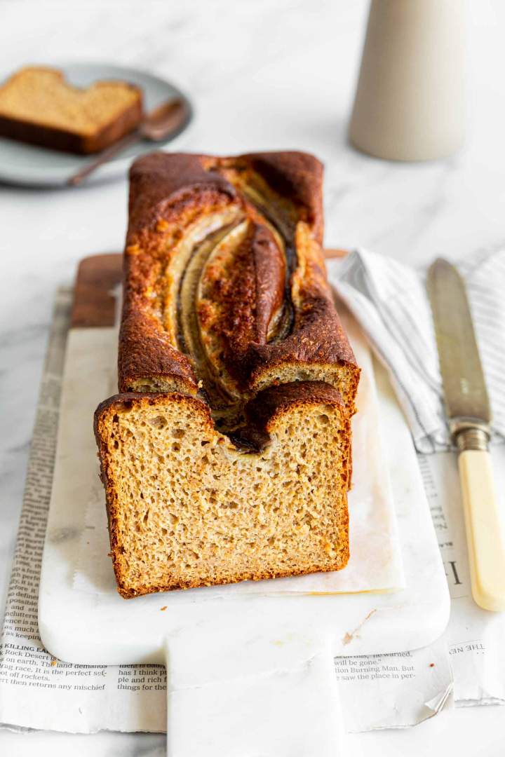 whole wheat flour banana bread