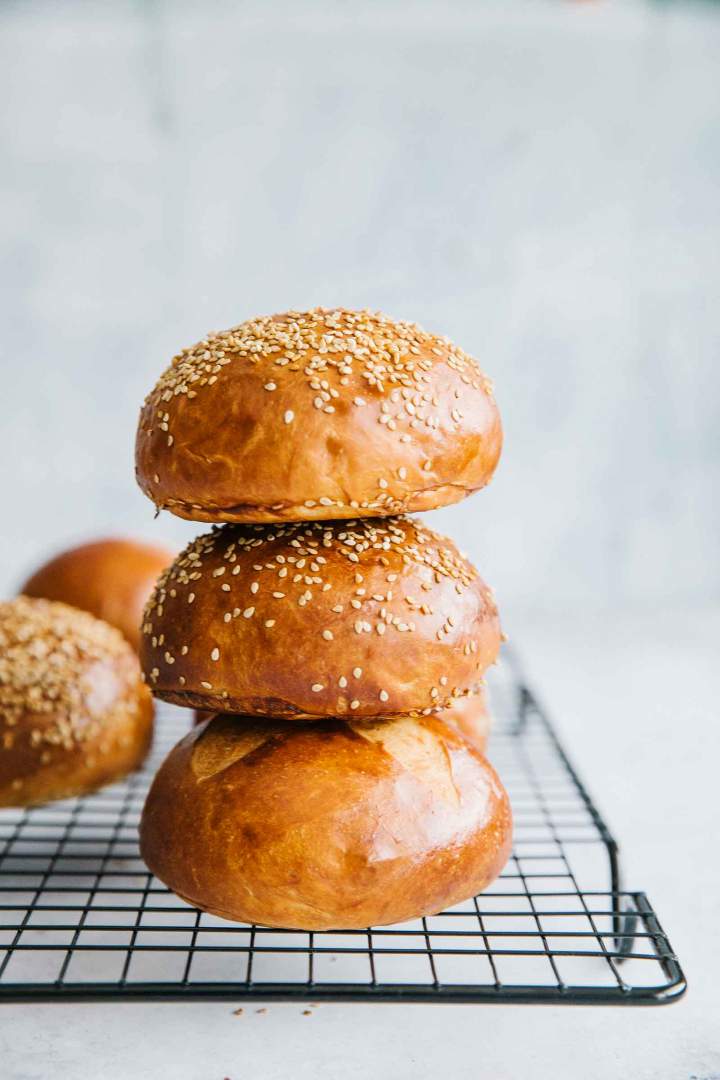 Homemade Burger Brioche Buns