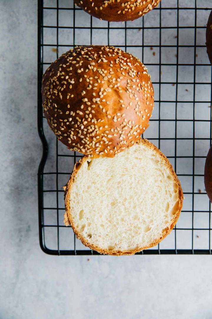 Homemade Burger Brioche Buns