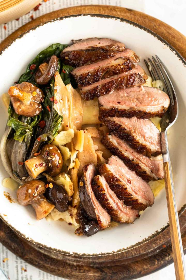 cooked duck breast