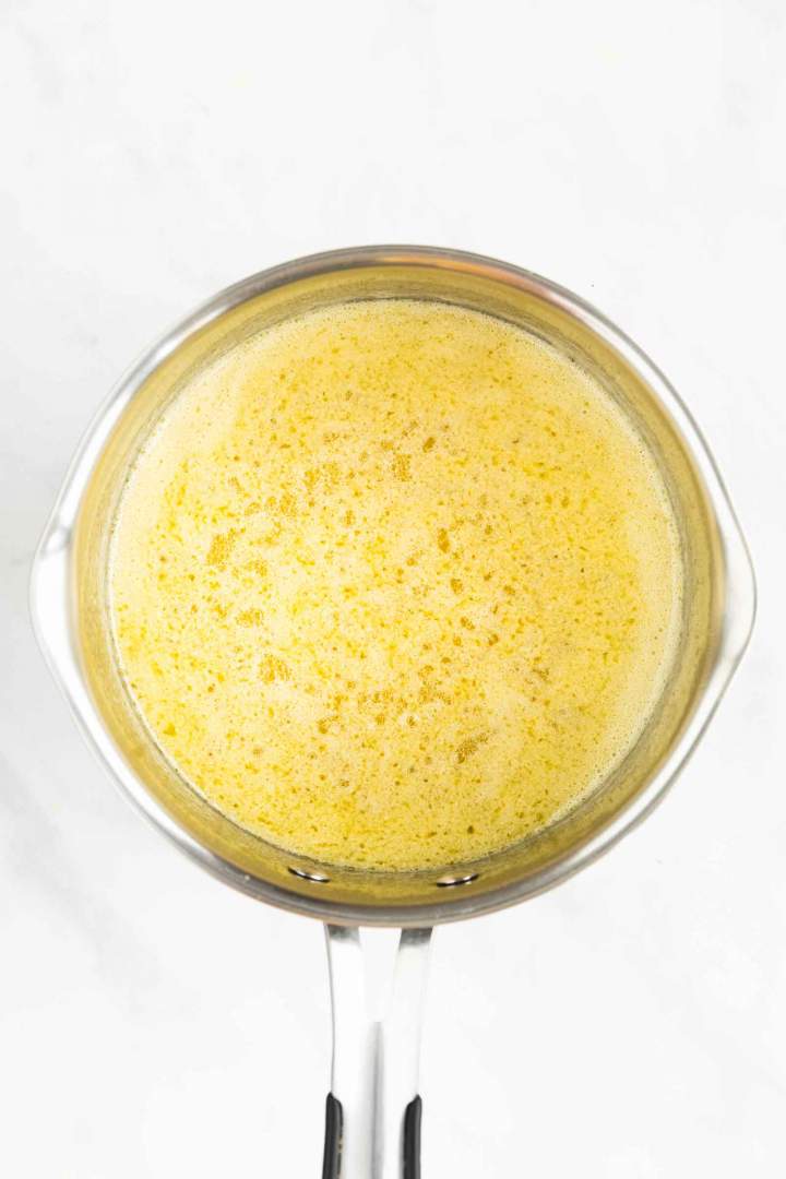 Melted butter for Hollandaise Sauce