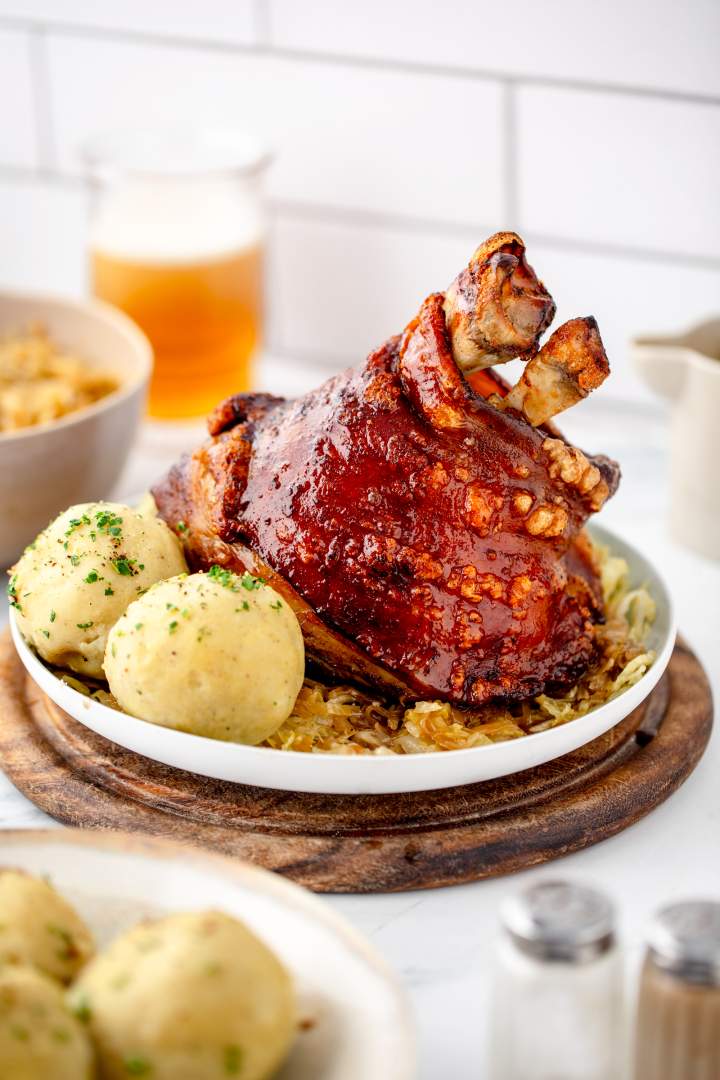 German Roasted Pork Knuckle (Schweinshaxe)