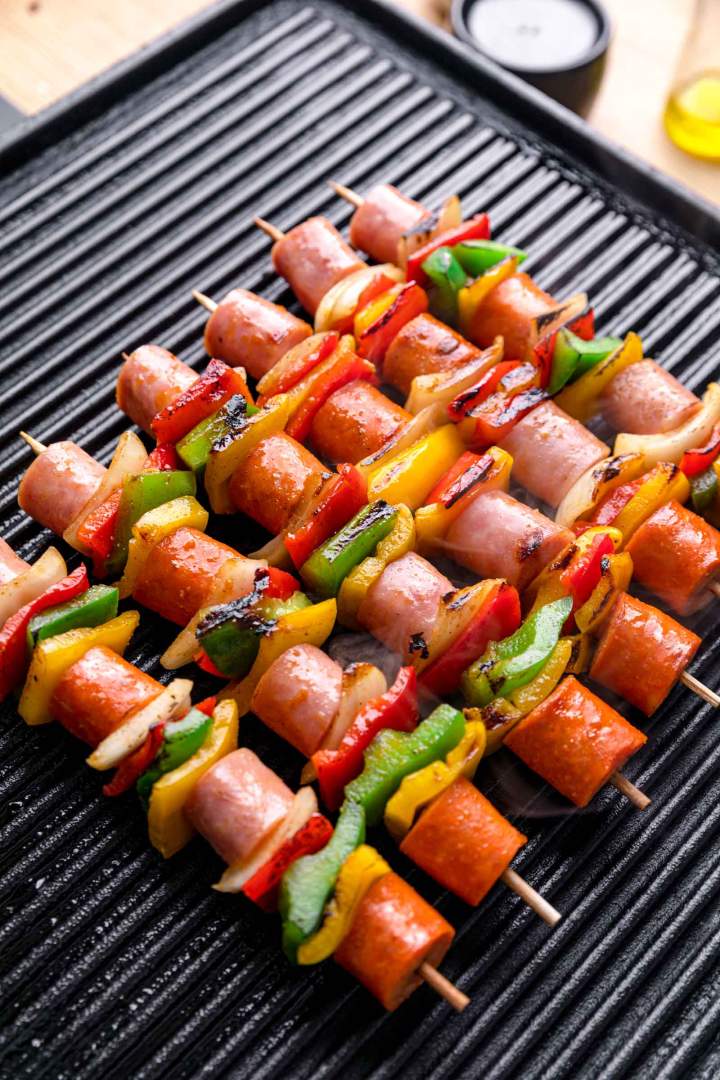 how to make Sausage Kabobs