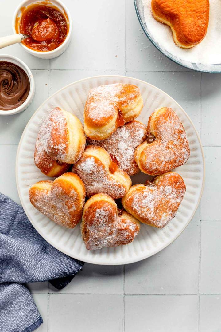 Heart-Shaped Doughnuts