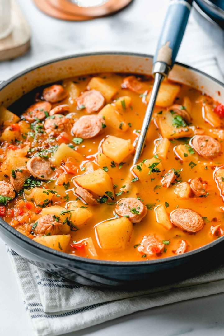 Potato Goulash with Sausage