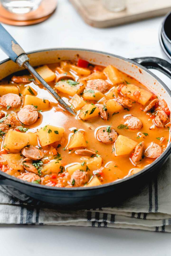 Potato Goulash with Sausage