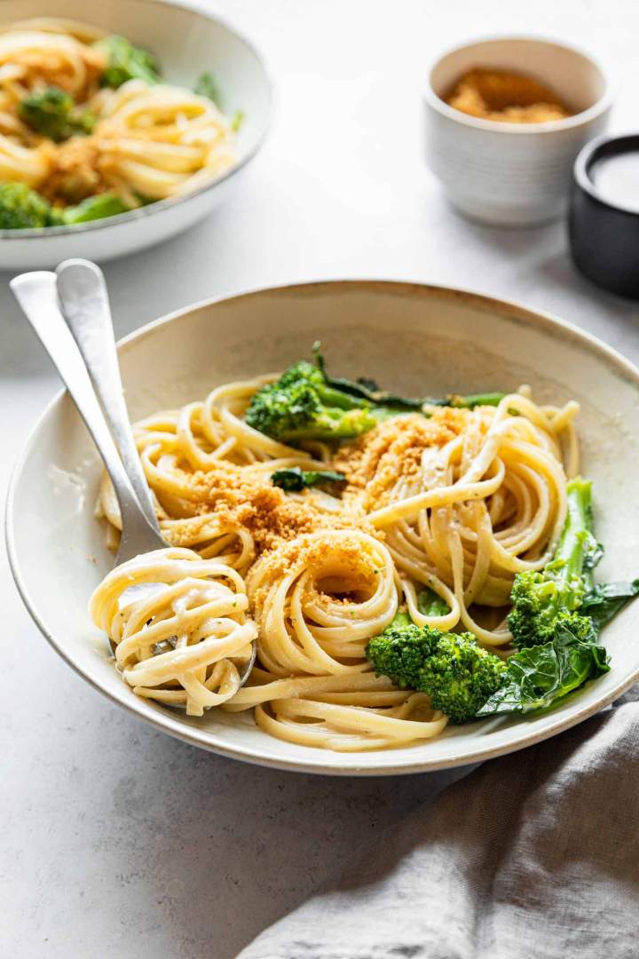 Lemon Pasta with Broccoli and Anchovies