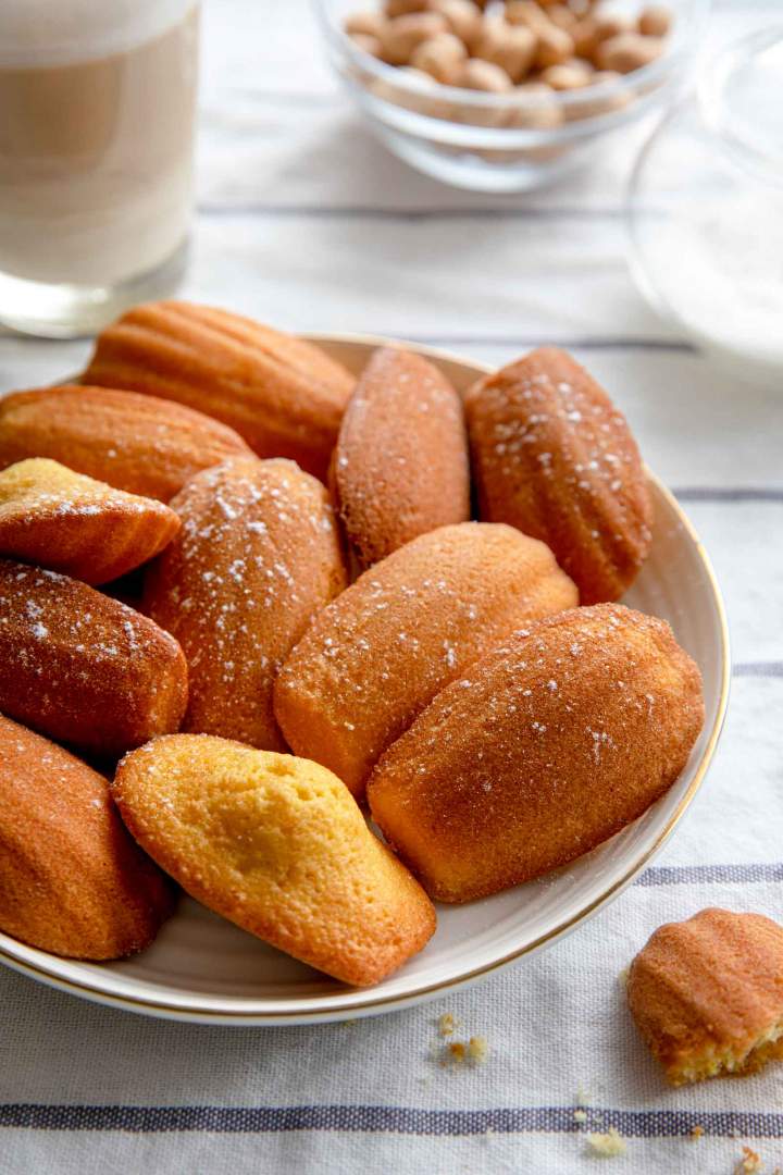 Orange Hazelnut Madeleines
