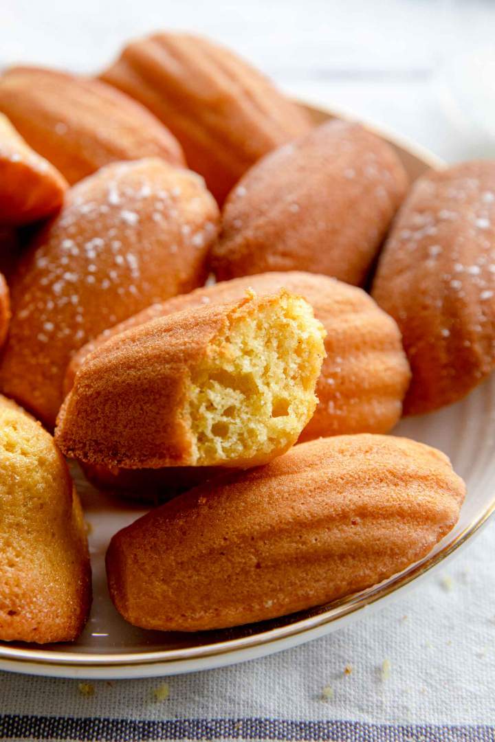 Orange Hazelnut Madeleines