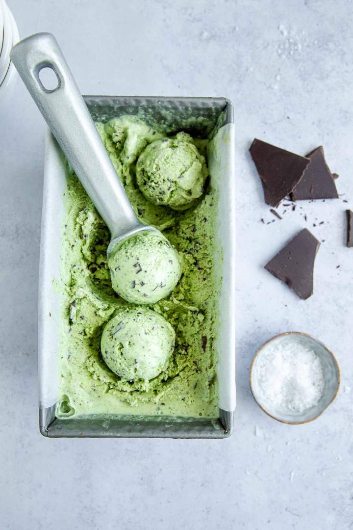 Best Homemade Mint Chocolate Chip Ice Cream