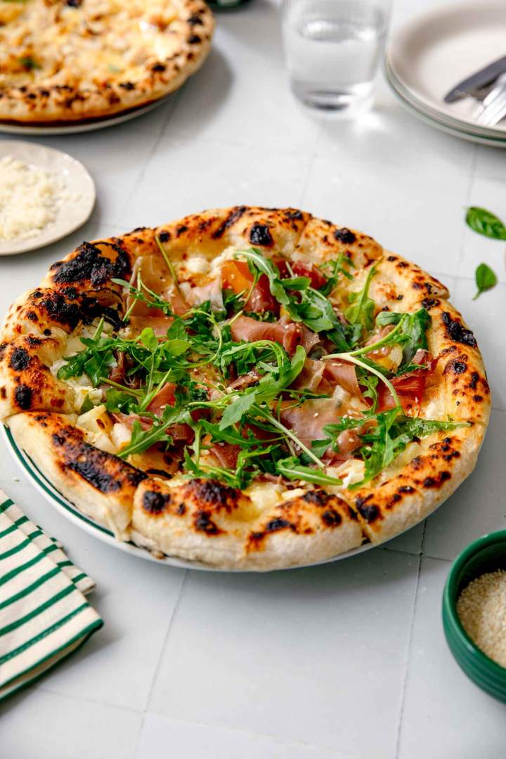 Pear and Prosciutto Pizza