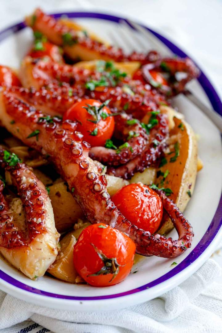 Baked Octopus with Potatoes