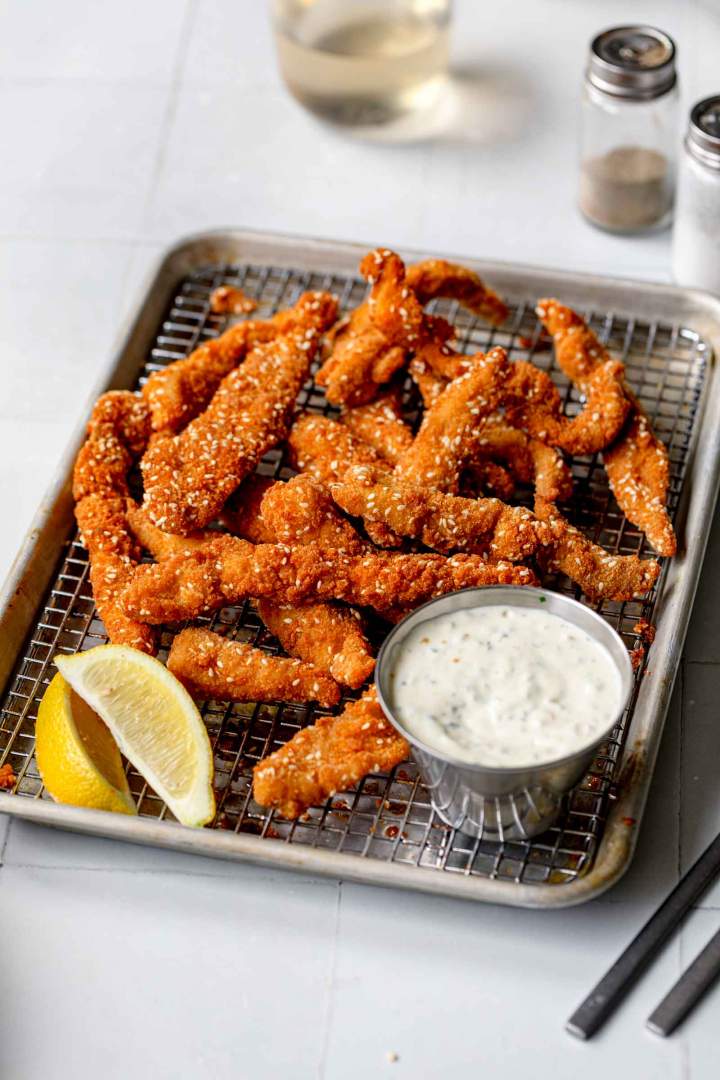Crispy Sesame Chicken Strips