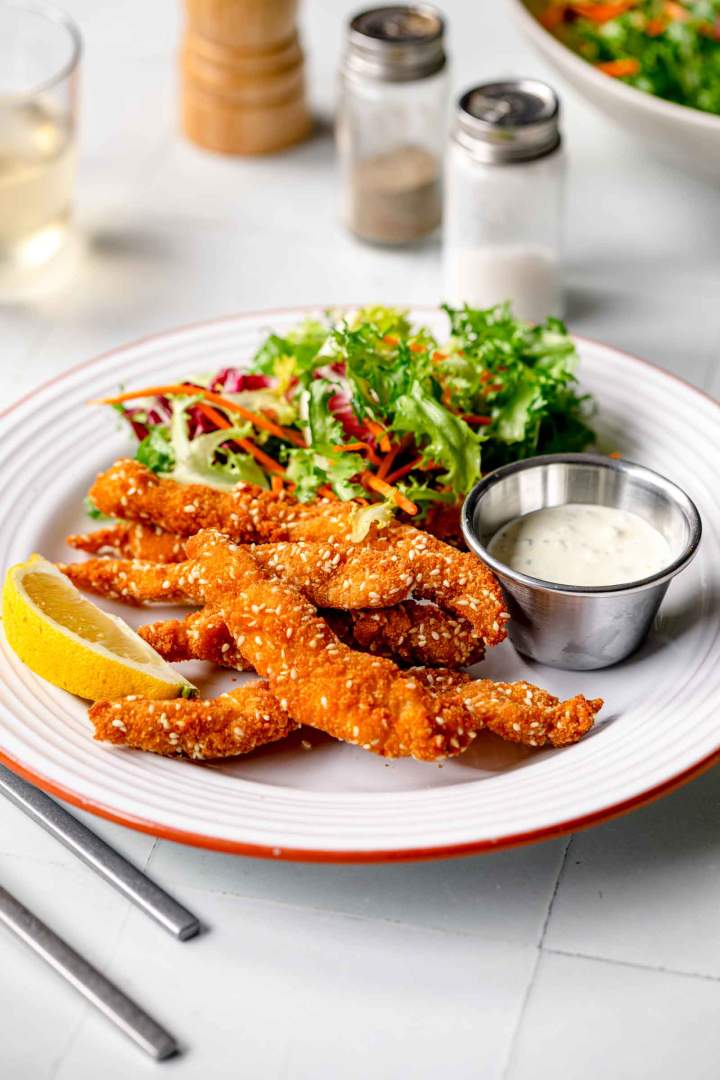 Crispy Sesame Chicken Strips