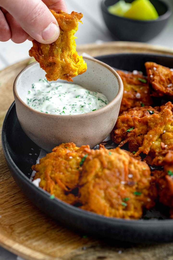 Carrot Fritters (Pakora)