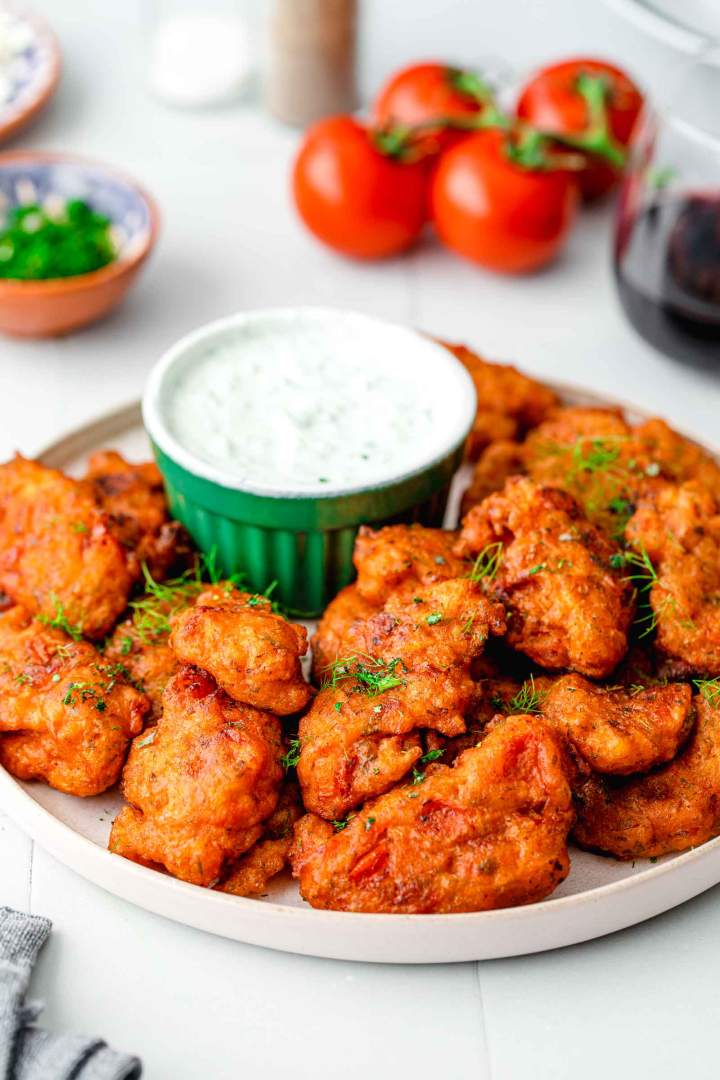 Tomato Fritters (Tomatokeftedes)