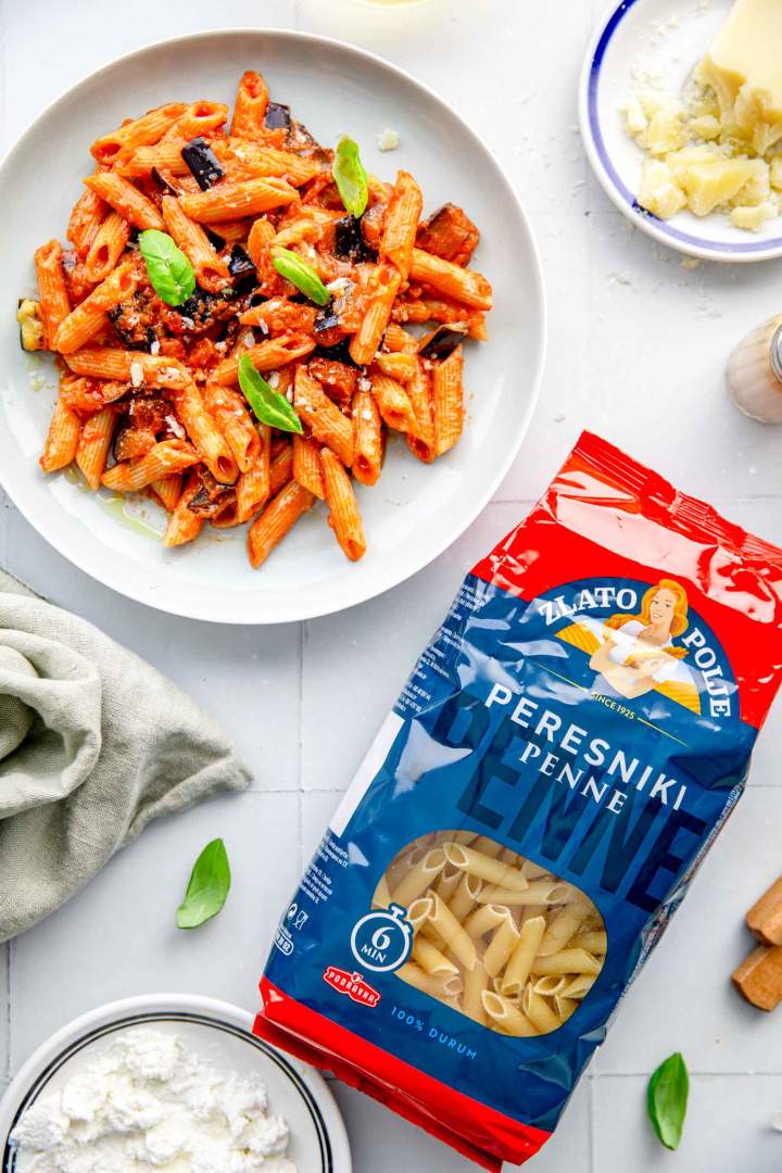 Pasta Alla Norma - Easy Sicilian Eggplant Pasta