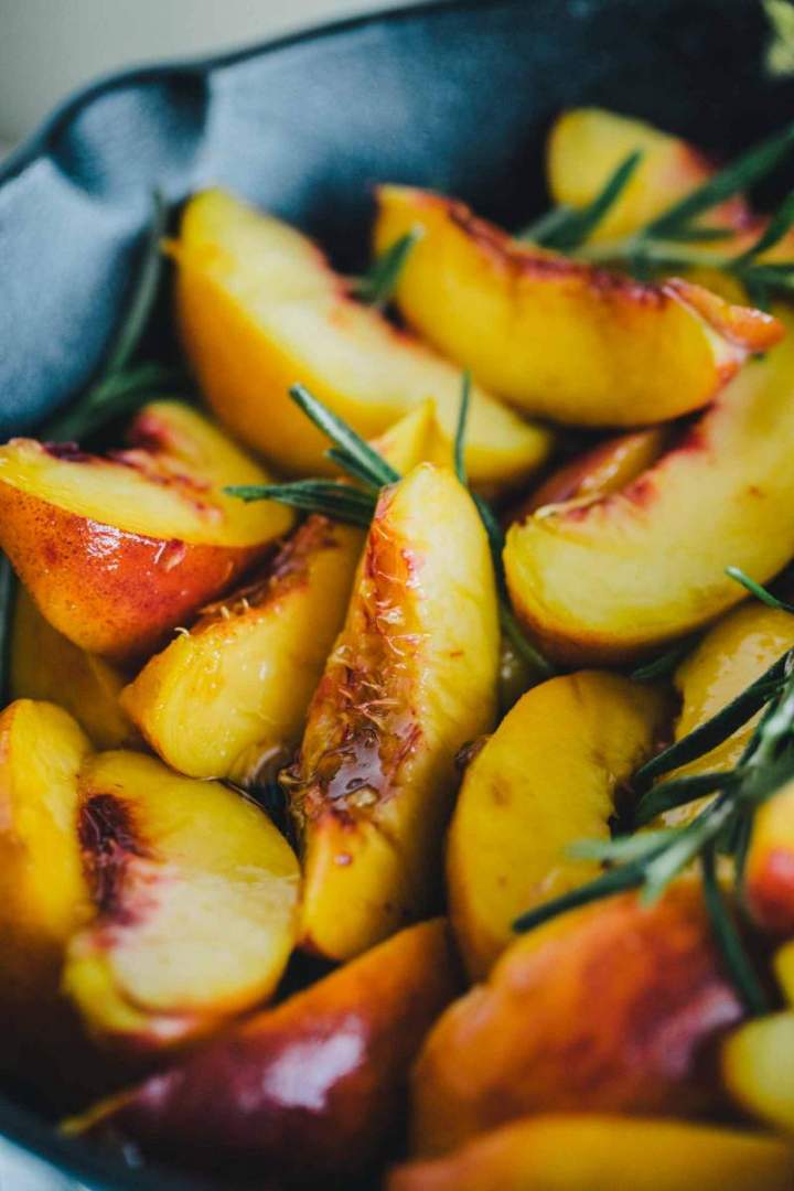 Peach Cobbler with Rosemary and Almonds by Jernej Kitchen
