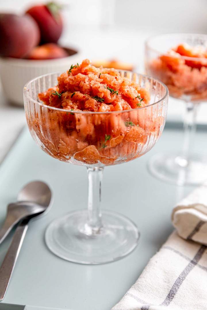 Peach Granita