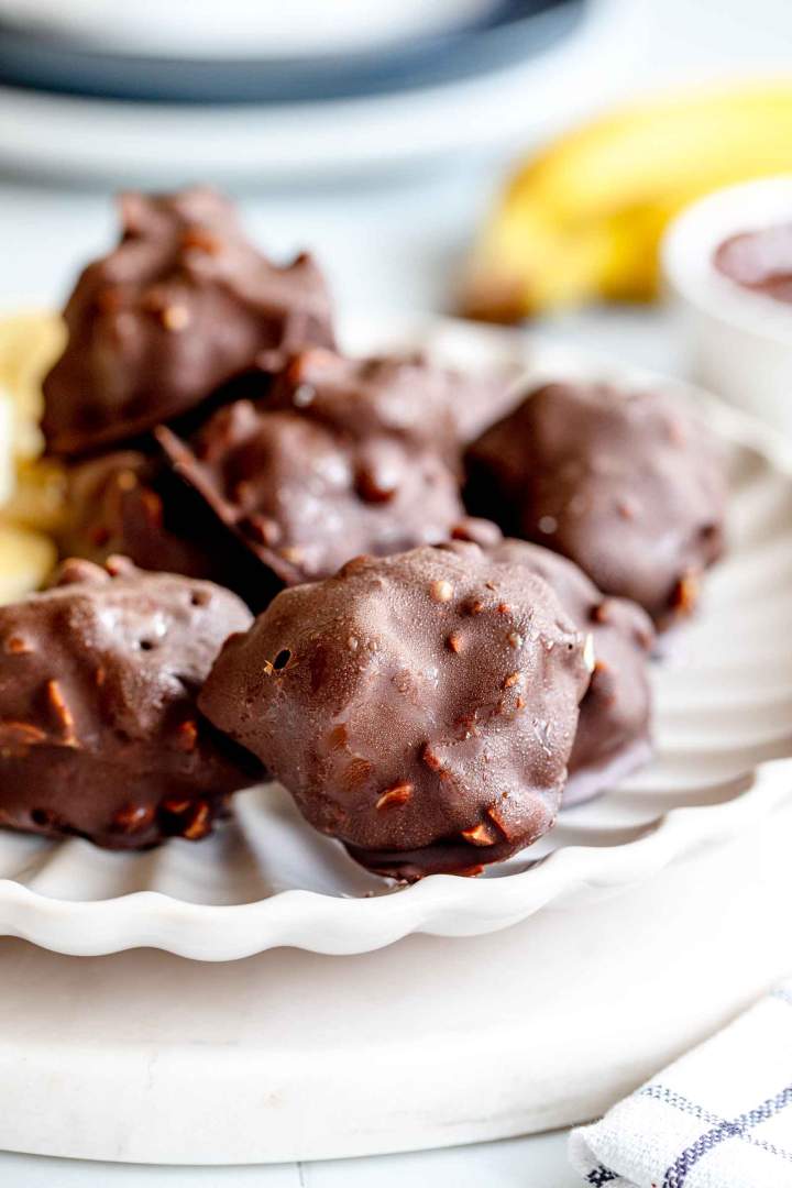 Peanut Yogurt Banana Chocolate Clusters