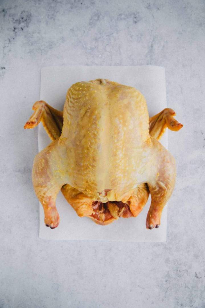 Hrustljav pečen piščanec v pečici