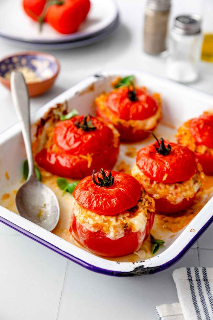 Rice Stuffed Tomatoes