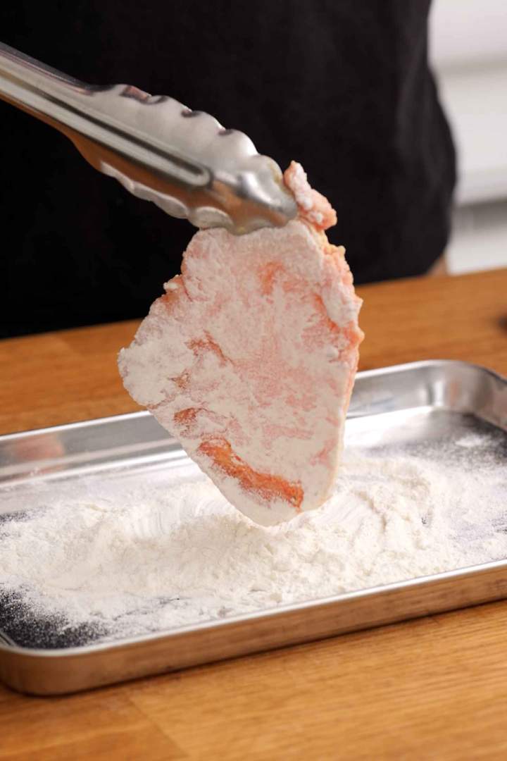 Floured Pork Loin Steak
