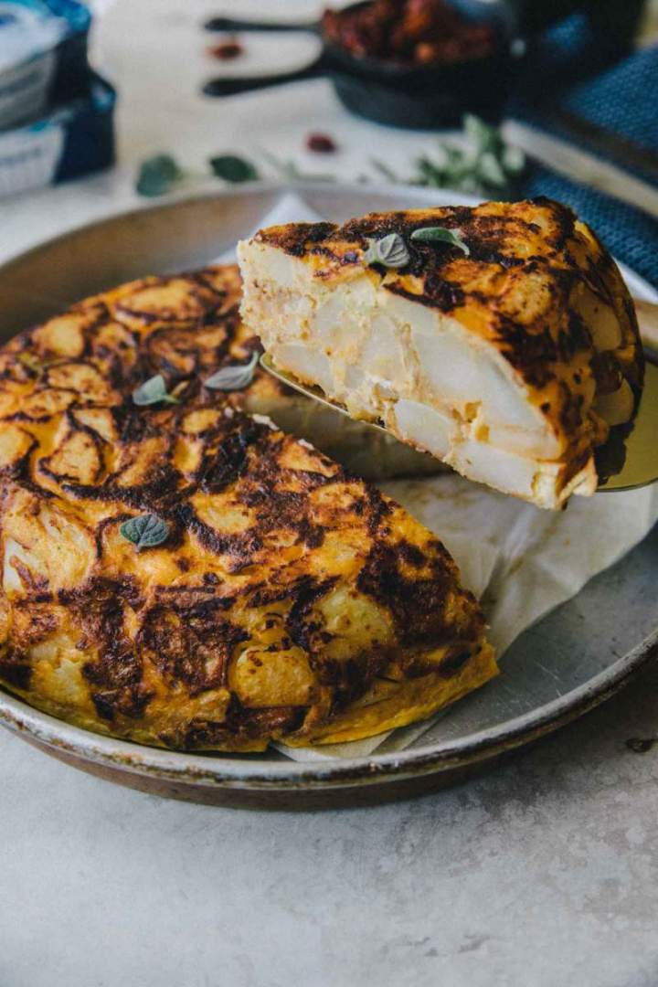 Potato Tortilla with Tuna Provencale